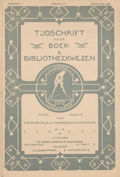 Tijdschrift Voor Boek En Bibliotheekwezen Maart Mei