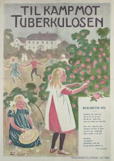 Til Kamp Mot Tuberkulosen Maiblomsten 1915