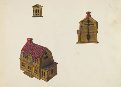 Tiled Roof House Bank