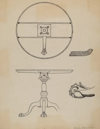 Tilt Top Table 6