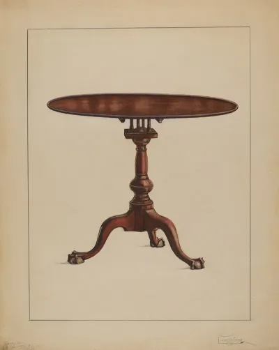 Tilt Top Table 7