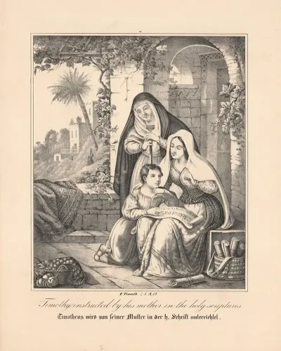Timothy Instructed By His Mother In The Holy Scriptures