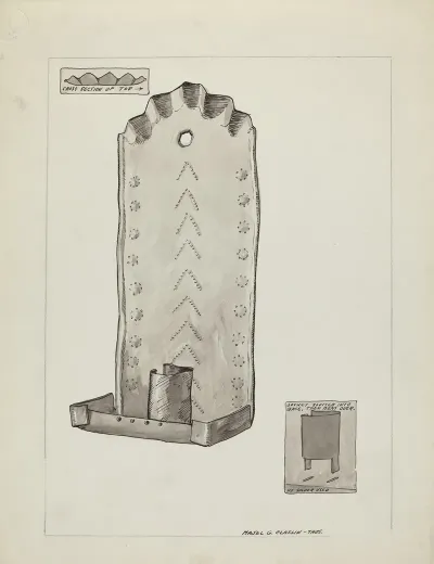 Tin Candle Sconce 2