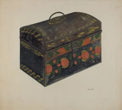 Tin Oblong Box