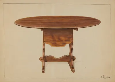 Tip Table Hutch