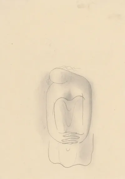 Tired Woman Seated