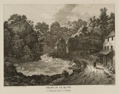 Tirerie Du Fil De Fer A Boujean Pres De Bienne
