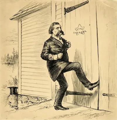 Tis Logan That Is Gently Tapping Rapping At The Secret Chamber Door