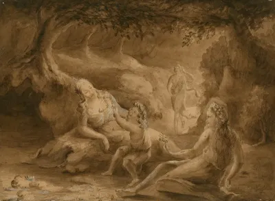 Titania And The Fairies From Shakespeares Midsummer Nights Dream