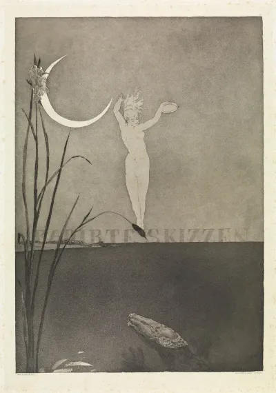 Titelblatt Radierte Skizzen Opus I Blatt 1