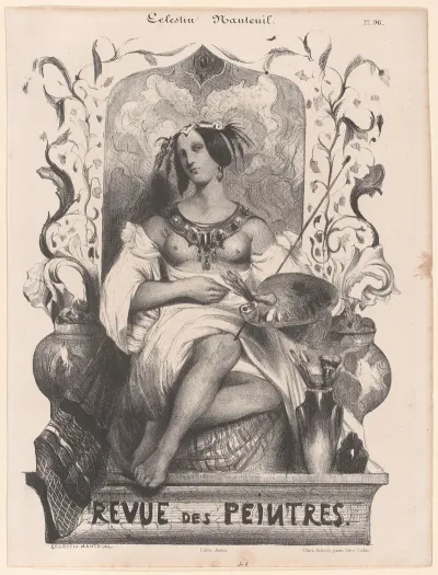 Title Page For The Revue De Peintres