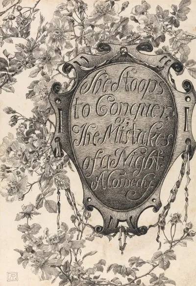 Title Page From She Stoops To Conquer