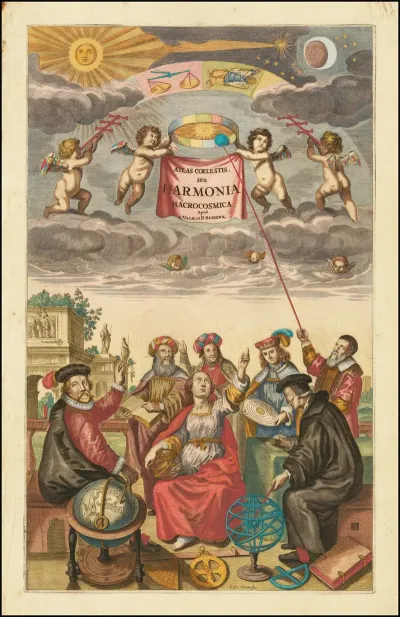 Title Page Of Atlas Coelestius Seu Harmonia Macrocosmica