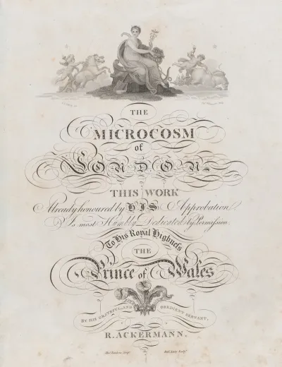 Title Page The Microcosm Of London