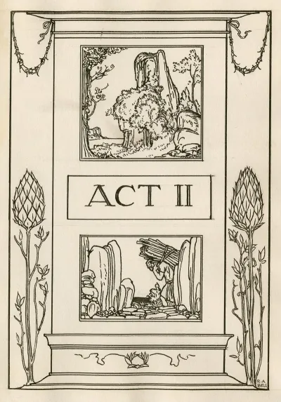 Title Page To Act 2 Of The Tempest