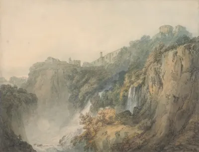 Tivoli With The Temple Of The Sybil And The Cascades