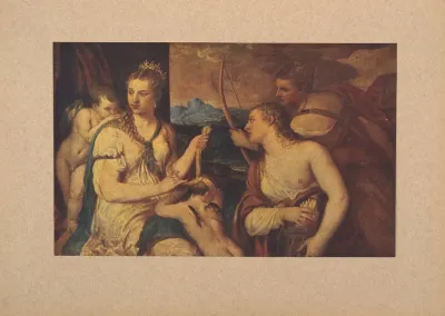 Tiziano venere Che benda amore