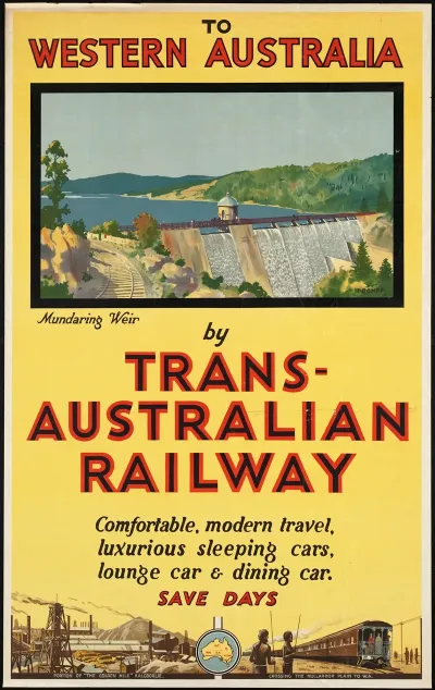To Western Australia By Trans Australian Railway