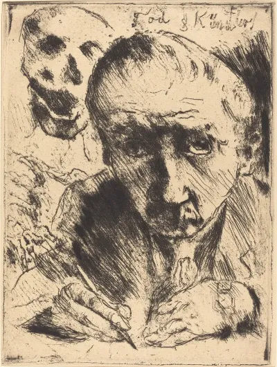Tod Und Kunstler Death And The Artist