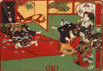 Tokugawa Ietsuga Playing At Archery