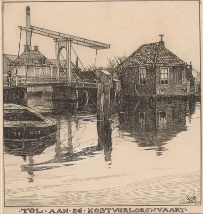 Tol Aan De Kostverlorenvaart Te Amsterdam