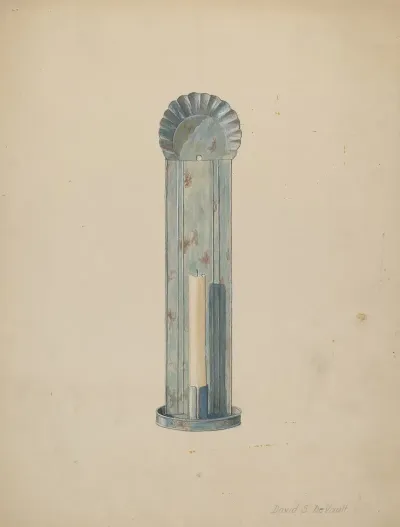 Tole Candlebrum