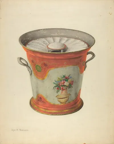 Toleware Slop Pail