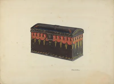 Toleware Tin Box