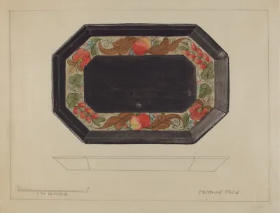 Toleware Tray 4