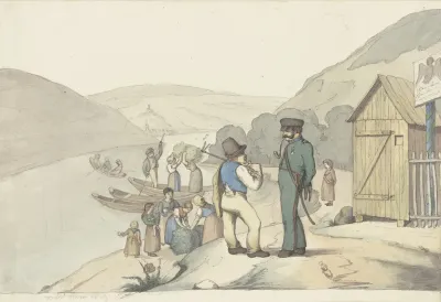 Toll Guard At The Rhine