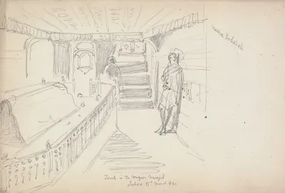 Tomb In The Wazir Masjid Lahore 15 March 1860