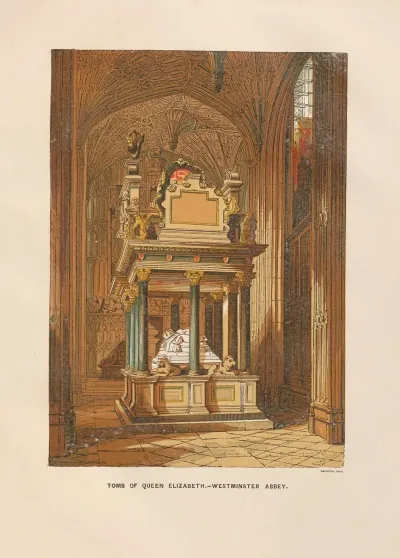 Tomb Of Queen Elizabeth Westminster Abbey