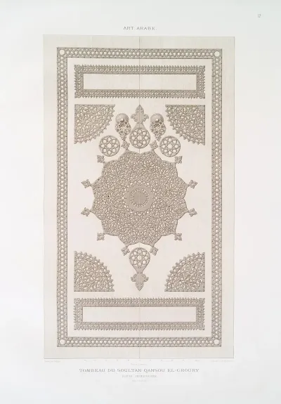 Tombeau Du Soultan Qansou El Ghoury Porte Interieure Xvie Siecle