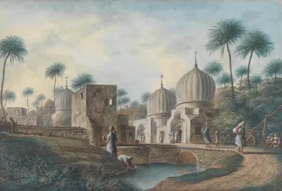 Tombs Of Great Arab Saints To Be Seen In The Neighborhood Of Rosetta Egypt