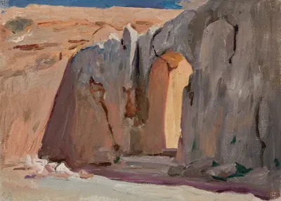 Tombs Of The Kings In Jerusalem From The Journey To Palestine