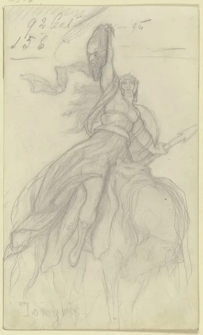 Tomyris Mit Dem Haupte Des Kyros Zu Pferde