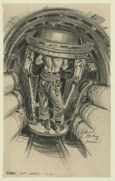 Top Turret B 17