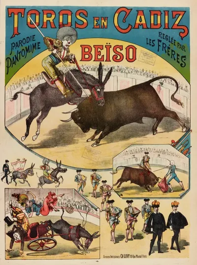 Toros En Cadiz Parodie Pantomime Reglee Par Les Freres Beiso