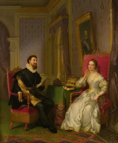 Torquato Fasso And Elenore Deste
