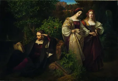 Torquato Tasso And The Two Leonores