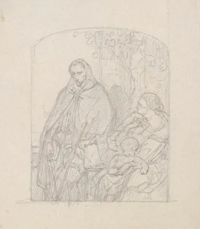 Torquato Tasso Dressed As A Sheperd Visits His Sister Cornelia In Sorrento 3