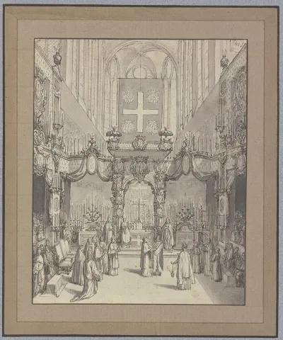 Totenmesse In St Gervais In Paris
