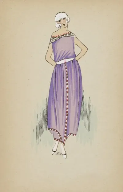 Toujours Chic Les Deshabilles Hiver 1921 1922 Glycine