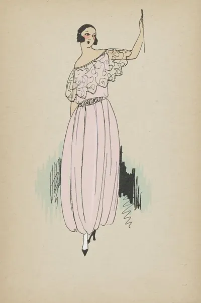 Toujours Chic Les Deshabilles Hiver 1921 1922 Ingenue
