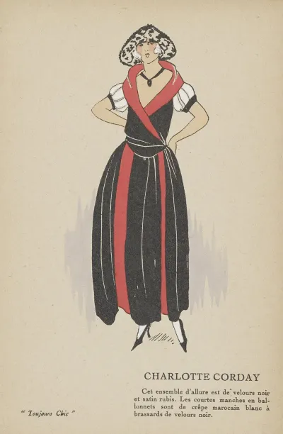 Toujours Chic Les Robes Charlotte Corday