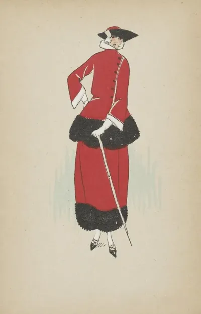 Toujours Chic Les Robes Hiver 1921 1922 Rouge Gorge