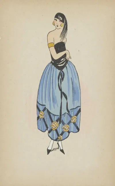 Toujours Chic Toilettes De Soirees Hiver 1921 1922 Azur