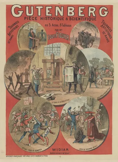 Tournees Artistiques 10e Annee Widiam Administrateur Gutenberg Piece Historique Et Scientifique En 5 Actes