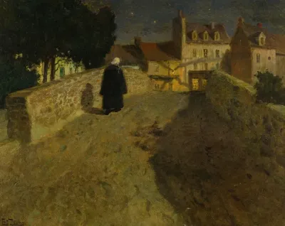 Towards The Pont Lovignon Pont Fleuri In Quimperle