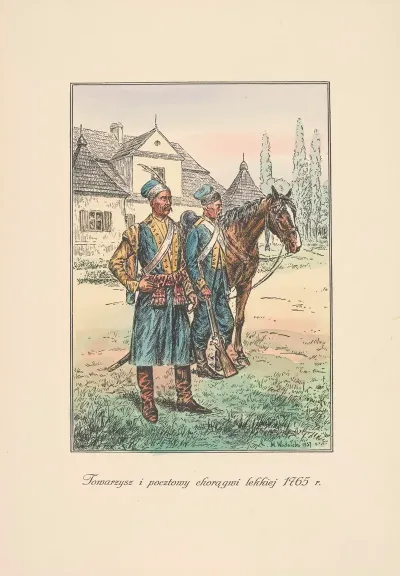 Towarzysz‎ ‎i‎ ‎pocztowy‎ ‎choragwi‎ ‎lekkiej‎ ‎1763‎ ‎r